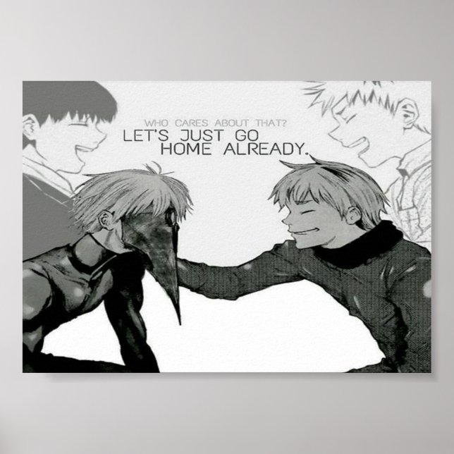 Lass uns schon Zuhause gehen Poster (Vorne)