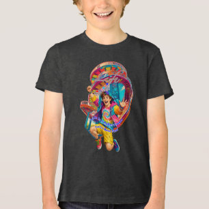 Lass uns Spaß-Kopierablage haben Tri-Blend Shirt