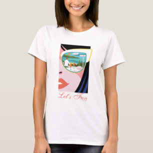 Lass uns Spaß machen - der weiße Lotus T-Shirt