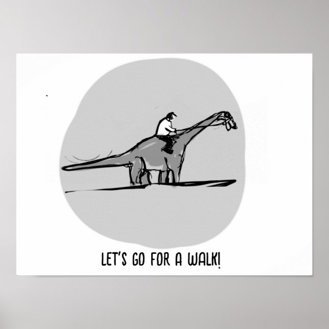 Lass uns spazieren gehen poster (Vorne)