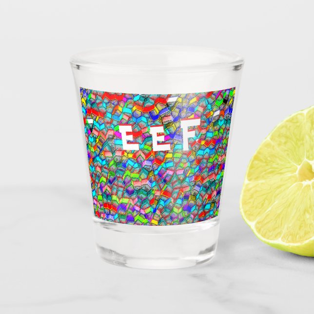 Lass uns spielen schnapsglas (Vorderseite)