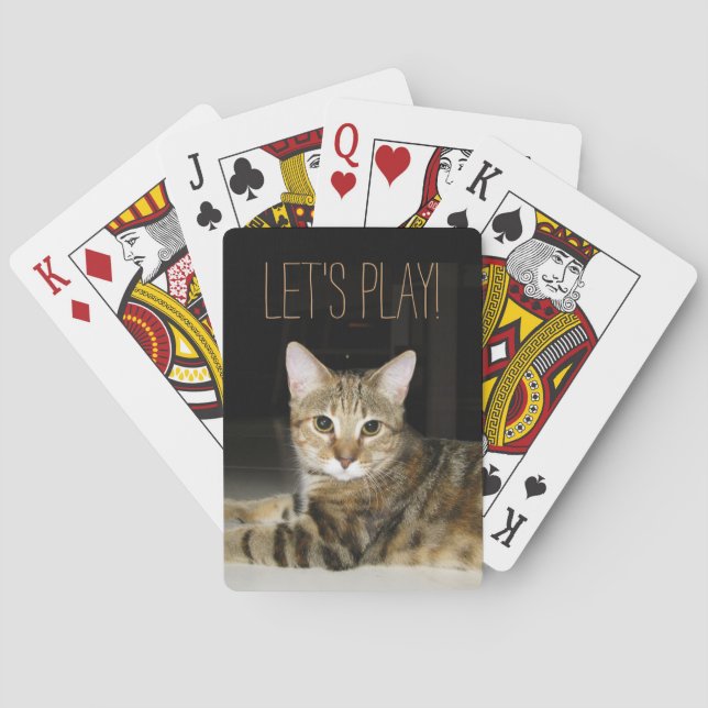 Lass uns spielen spielkarten (Rückseite)