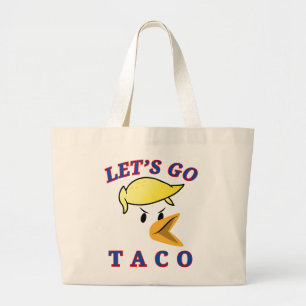 Lass uns TACO gehen Jumbo Stoffbeutel