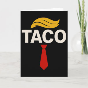 Lass uns Taco Lustig Trump Kommt Immer Mit Hühnern Karte
