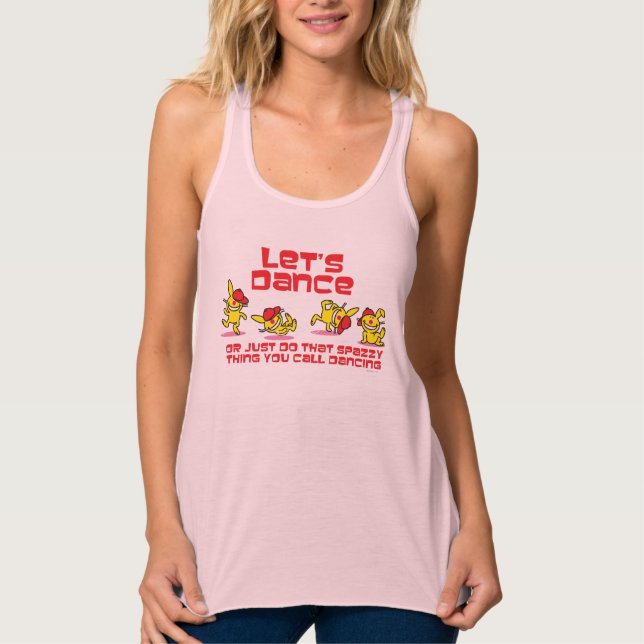 Lass uns tanzen tank top (Vorderseite)