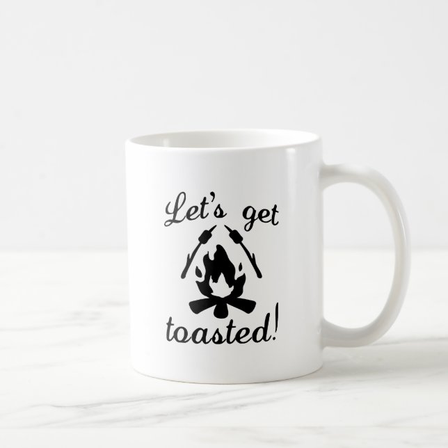 Lass uns Toasted machen Kaffeetasse (Rechts)