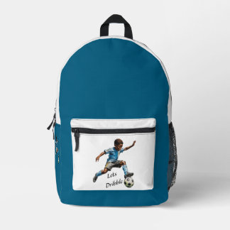 Lass uns treiben bedruckter rucksack