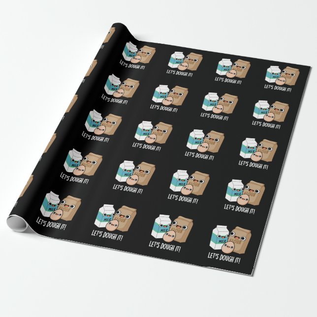 Lass uns trocken machen, es ist lustig backen Pun  Geschenkpapier (Ungerollt)