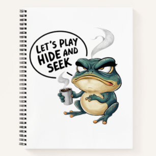 Lass uns Verstecken spielen Notizbuch