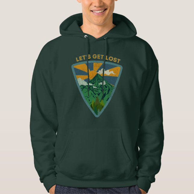 Lass uns Vintag wandern gehen Hoodie (Vorderseite)