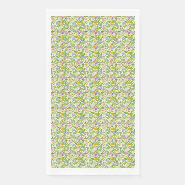 Lass uns wie Blume Serviette (Vorderseite)