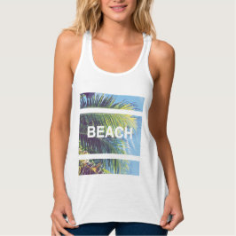Lass uns zum STRAND gehen! Panzer Tank Top
