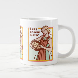 LASS VERURSACHT EINE STIR-FUNNIERENDE SLOGAN-TASSE Jumbo-Tasse