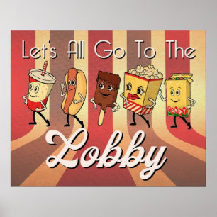 LASSE ALLE IN DIE LOBBY POSTER