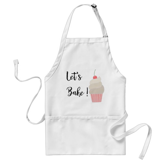 Lasse Bake Cherry Cupcake Design Schürze (Vorne)