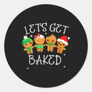 Lasse Bbyted Cookie Weihnachten Runder Aufkleber