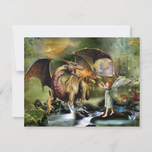 Lasse Be Friends Dragon Karte (Vorderseite)