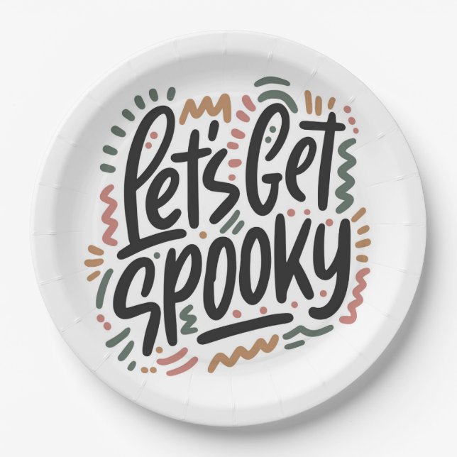 Lasse dich spöttisch! pappteller (Vorderseite)