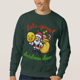 lasse ein paar Weihnachtsjubelschrei ausbreiten Sweatshirt
