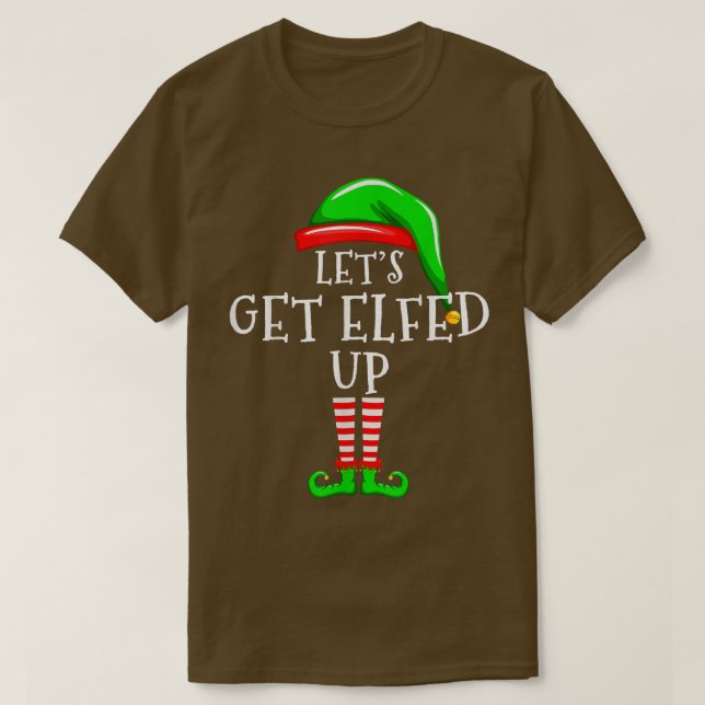 Lasse Elf-Familie überholen Weihnachten Gr T-Shirt (Design vorne)