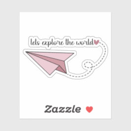 Lasse Entdecken der Welt-Aufkleber Aufkleber