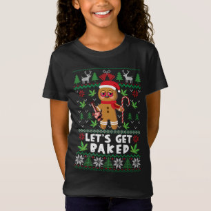 Lasse erhalten Lit Menorah Hanukkah Funny Christma T-Shirt