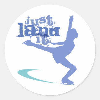 Lasse es einfach! Ice Skaten Sticker