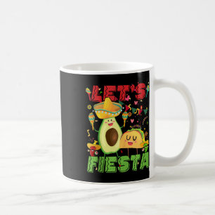 Lasse Fiesta Avocado und Tacos Cinco de Mayo Mexic Kaffeetasse