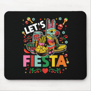 Lasse Fiesta Cinco De Mayo Camisa Mexicana Hombre Mousepad