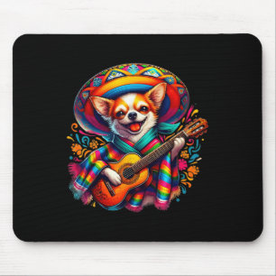 Lasse Fiesta Niedlich Chihuahua Guitar Cinco De Mousepad