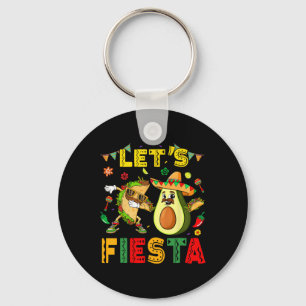 Lasse Fiesta Taco Avocado Funny Cinco De Mayo Mexi Schlüsselanhänger