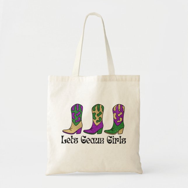 Lasse Geaux Girls Mardi Gras Bachelorette Tragetasche (Vorne)