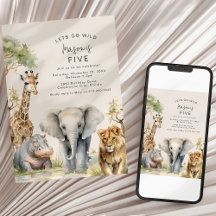 Lasse Get Wild | Kids Animal Birthday Party