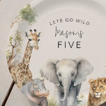 Lasse Get Wild | KINDERGEBURTSTAG PARTY Pappteller<br><div class="desc">Einen Geburtstagsbash für Ihr tierliebes Kind zu planen,  got einfach viel leichter! Unsere stilvollen Party-Papier-Teller-Designs bieten eine Reihe von Safaritieren und modernen Vorlagentexten und bieten eine lustige und einzigartige Möglichkeit,  Familie und Freunde zusammenzubringen. Warum sollte man diesen Geburtstag nicht mit einer Geburtstagsfeier zum Thema Tiere ausklingen lassen?</div>