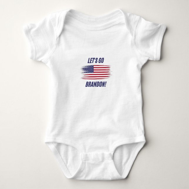 Lasse Go Brandon! FJB  Baby Strampler (Vorderseite)