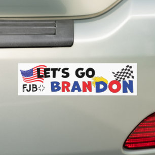 LASSE GO BRANDON mit TRUMP Hair Autoaufkleber