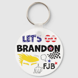 LASSE GO BRANDON mit TRUMP Schlüsselanhänger