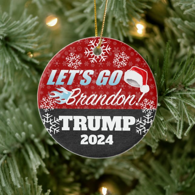 Lasse Go Brandon Trump 2024 Ornament (Baum)