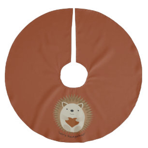 Lasse Hedgehug Hegehog Polyester Weihnachtsbaumdecke