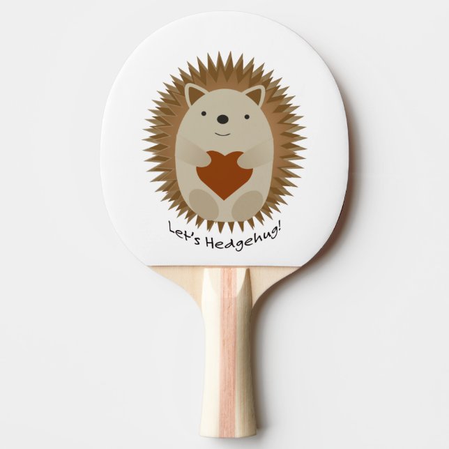 Lasse Hedgehug Hegehog Tischtennis Schläger (Vorderseite)