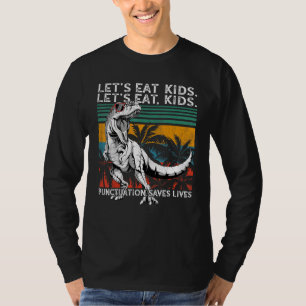 Lasse Kids Punctuation Rette Lives Grammar T-Re T-Shirt
