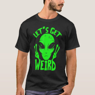 Lasse komische Ufo Space Alien T-Shirt