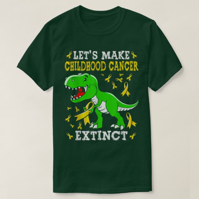 Lasse Krebs im Kindesalter aussterben Dinosaurier  T-Shirt (Design vorne)