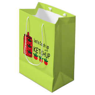 Lasse mit Ketchup aufholen Mittlere Geschenktüte