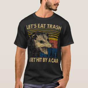 Lasse Mülleimer und bekommt einen Vintagen Opossum T-Shirt