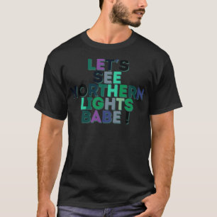 Lasse Northern Lights Babe TShirt