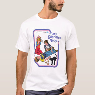 Lasse-opfere-toby-aktivitäten-für-Kinder-schwarz- T-Shirt