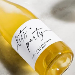 Lasse Party. Modernes, einfaches Skript-Bacheloret