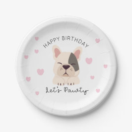 Lasse Pawty Paper Plate Welpe Geburtstagsparty Dek Pappteller