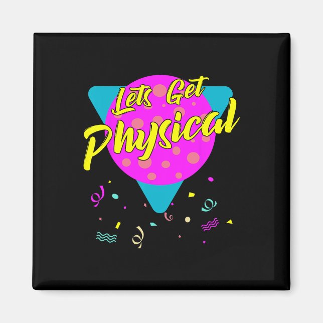 Lasse Physical Workout Gym komplett Krass 80er Jah Magnet (Vorne)